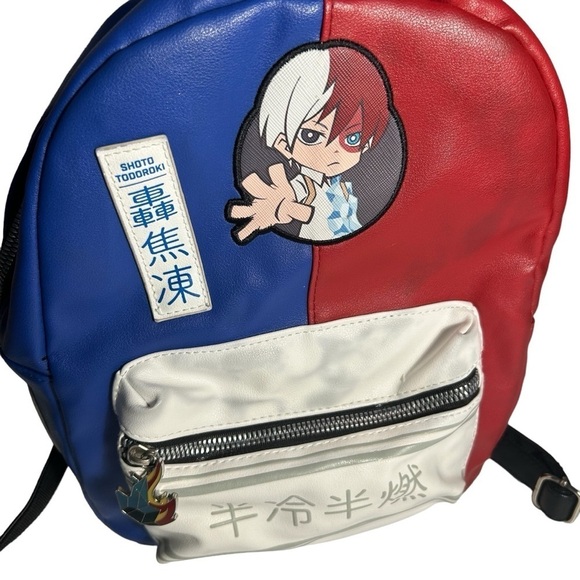 My Hero Academia Shoto Todoroki Blowfish Faux Leather Backpack - Picture 15 of 15